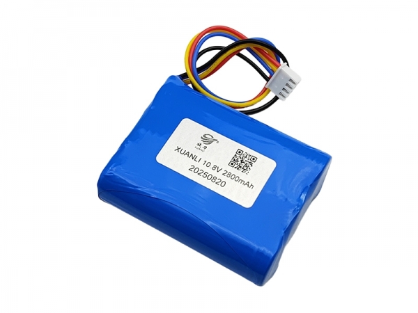 10.8V 2800mAh communication lithium battery 4Pin